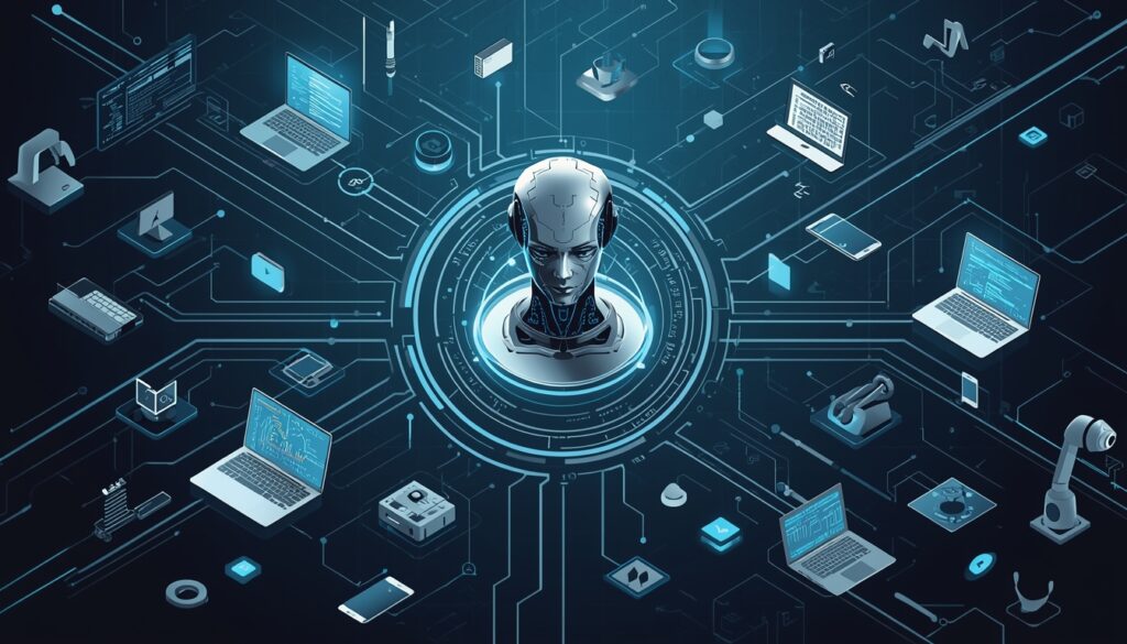 AI Agent system connected to tools and automation workflows