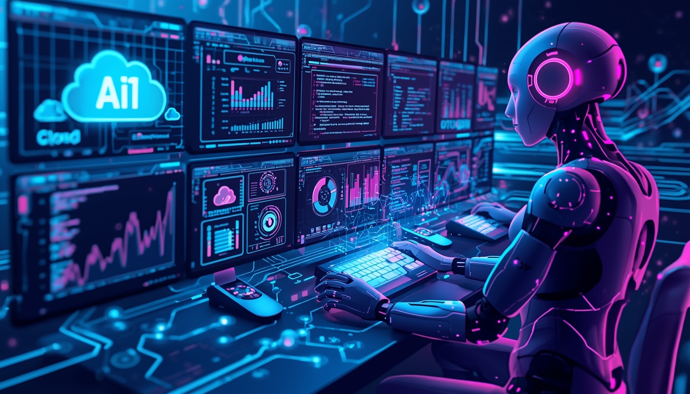 Agentic AI system managing autonomous workflows